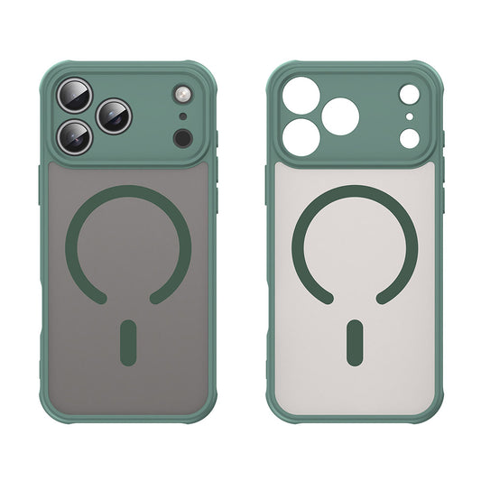 Funda MagSafe para Apple iPhone 18 Pro / 17 Pro, Techsuit, HaloFrost II, Verde