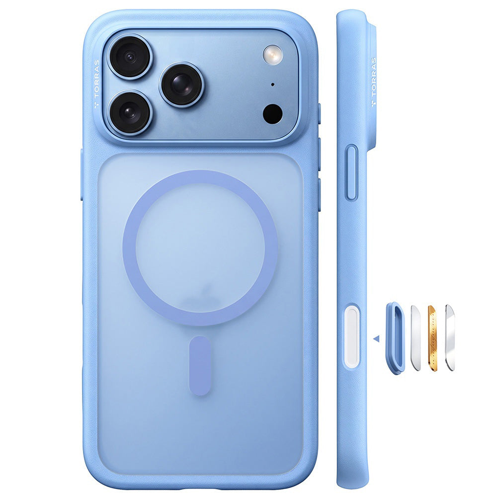Funda MagSafe para Apple iPhone 18 Pro / 17 Pro, Torras, Guardian, Azul