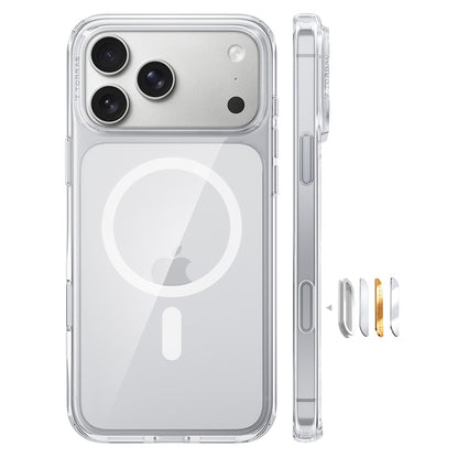 Funda MagSafe para Apple iPhone 18 Pro / 17 Pro, Torras, Guardian, Transparente