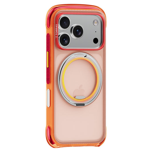Funda MagSafe para Apple iPhone 18 Pro / 17 Pro, Torras, O3 Air Core, Naranja