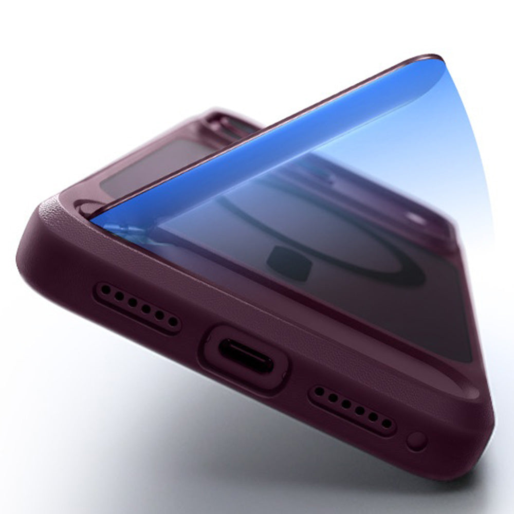 Funda MagSafe para Apple iPhone 18 Pro / 17 Pro, Torras, Ostand L1 Guardian, Morado