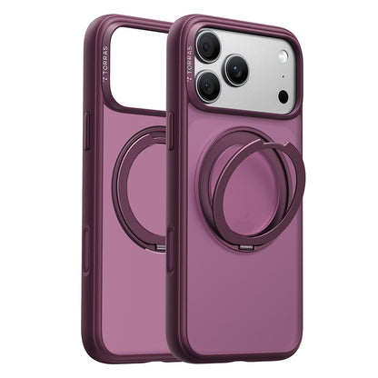 Funda MagSafe para Apple iPhone 18 Pro / 17 Pro, Torras, Ostand O1 Guardian, Morado