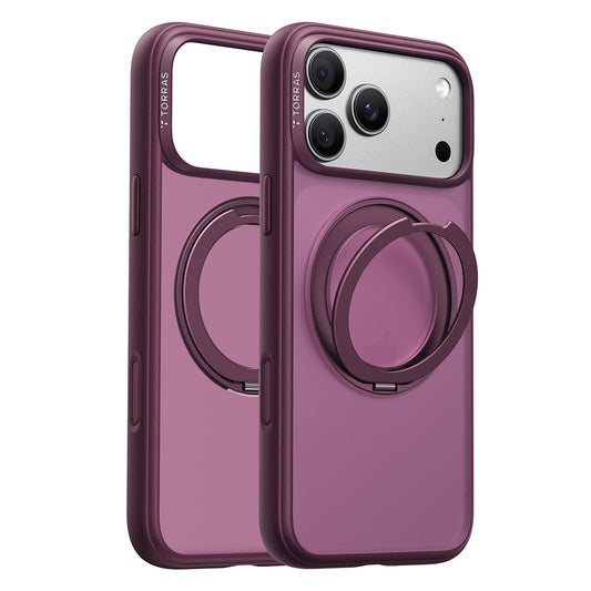 Funda MagSafe para Apple iPhone 18 Pro / 17 Pro, Torras, Ostand O1 Guardian, Morado