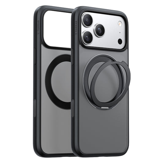 Funda MagSafe para Apple iPhone 18 Pro / 17 Pro, Torras, Ostand O1 Guardian, Negra