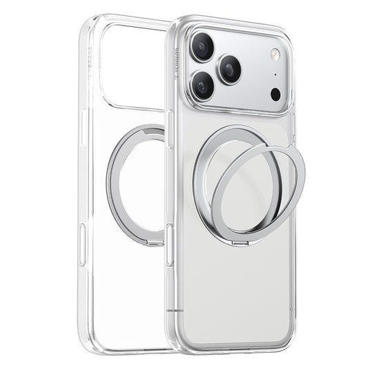 Funda MagSafe para Apple iPhone 18 Pro / 17 Pro, Torras, Ostand O1 Guardian, Transparente