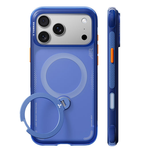 Funda MagSafe para Apple iPhone 18 Pro / 17 Pro, Torras, Ostand Q3 Air, Azul