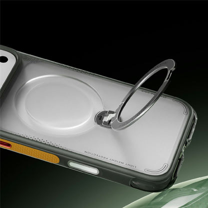 Funda MagSafe para Apple iPhone 18 Pro / 17 Pro, Torras, Ostand Q3 Air Football, Gris