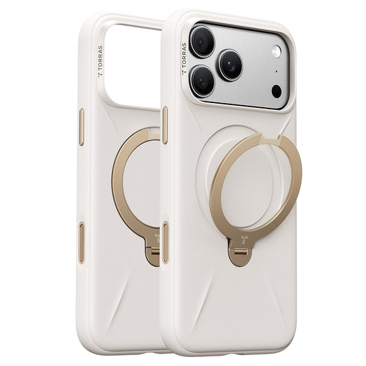 Funda MagSafe para Apple iPhone 18 Pro / 17 Pro, Torras, QPRO Silicone, Blanca