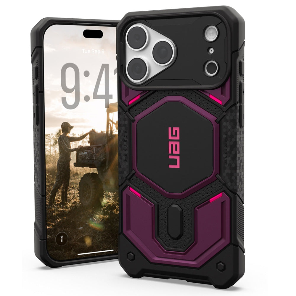 Funda MagSafe para Apple iPhone 18 Pro / 17 Pro, Urban Armor Gear, Monarch Pro, Morado