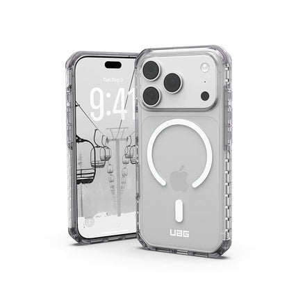 MagSafe Case for Apple iPhone 18 Pro / 17 Pro, Urban Armor Gear, Plyo LT, Silver