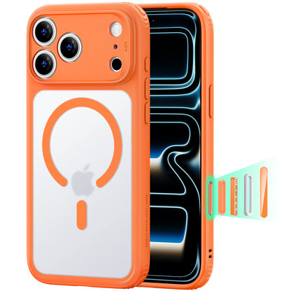 Funda MagSafe para Apple iPhone 18 Pro, ESR, Classic Hybrid, Naranja Satinada