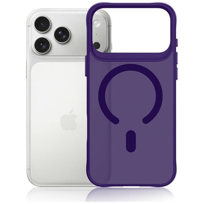 Funda MagSafe para Apple iPhone 18 Pro Max / 17 Pro Max, 3MK, Smoke MagCase, Morado