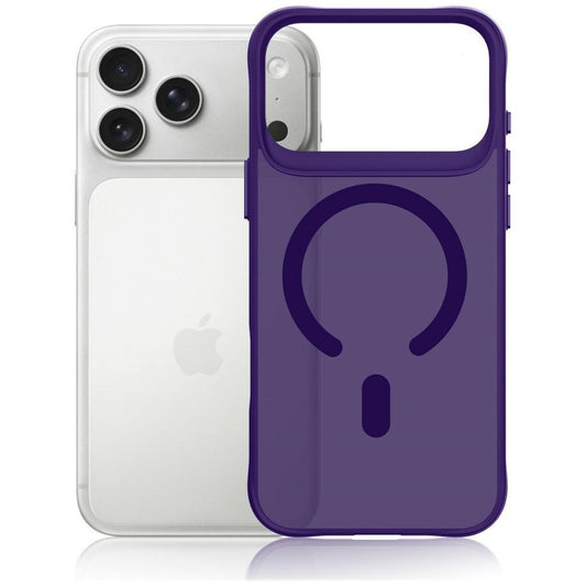Funda MagSafe para Apple iPhone 18 Pro Max / 17 Pro Max, 3MK, Smoke MagCase, Morado