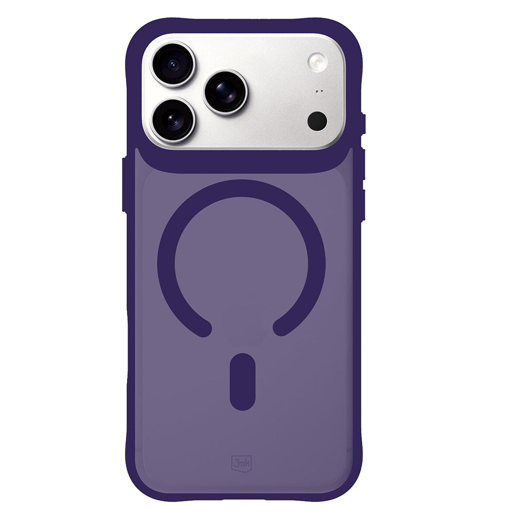 Funda MagSafe para Apple iPhone 18 Pro Max / 17 Pro Max, 3MK, Smoke MagCase, Morado