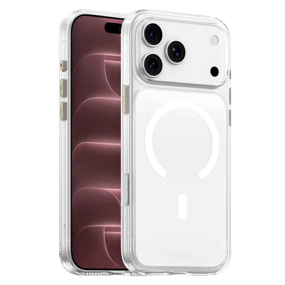 Funda MagSafe para Apple iPhone 18 Pro Max / 17 Pro Max, Blueo, Crystal+ anticaídas, transparente