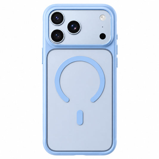 Funda MagSafe para Apple iPhone 18 Pro Max / 17 Pro Max, Blueo, respetuosa con la piel y anticaídas, azul satinado
