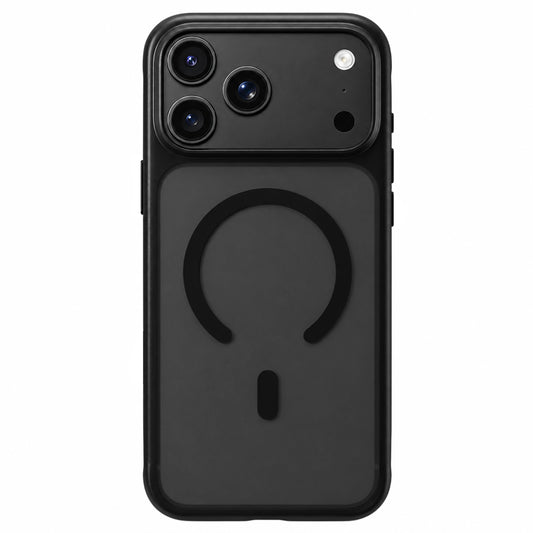 Funda MagSafe para Apple iPhone 18 Pro Max / 17 Pro Max, Blueo, respetuosa con la piel y anticaídas, negra satinada