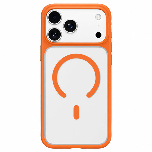 Funda MagSafe para Apple iPhone 18 Pro Max / 17 Pro Max, Blueo, respetuosa con la piel y anticaídas, naranja satinada
