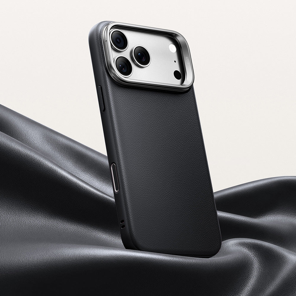 Funda MagSafe para Apple iPhone 18 Pro Max / 17 Pro Max, ESR, Atelier con soporte, Negra
