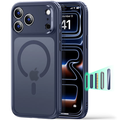 Funda MagSafe para Apple iPhone 18 Pro Max / 17 Pro Max, ESR, Classic Hybrid, Azul Satinado