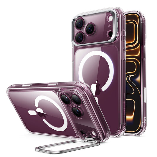 Funda MagSafe para Apple iPhone 18 Pro Max / 17 Pro Max, ESR, Classic Hybrid Kickstand, Transparente