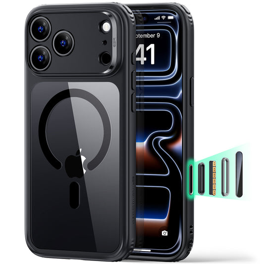Funda MagSafe para Apple iPhone 18 Pro Max / 17 Pro Max, ESR, Classic Hybrid, Negra Transparente