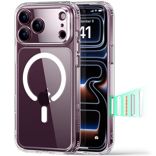 Funda MagSafe para Apple iPhone 18 Pro Max / 17 Pro Max, ESR, Classic Hybrid, Transparente
