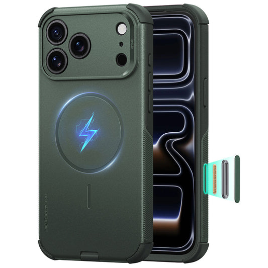 Funda MagSafe para Apple iPhone 18 Pro Max / 17 Pro Max, ESR, Cyber, Verde
