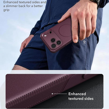 Funda MagSafe para Apple iPhone 18 Pro Max / 17 Pro Max, ESR, Cyber, Burdeos Oscuro Satinado