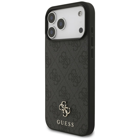 MagSafe Case for Apple iPhone 18 Pro Max / 17 Pro Max, Guess, 4G Small and Classic, Black