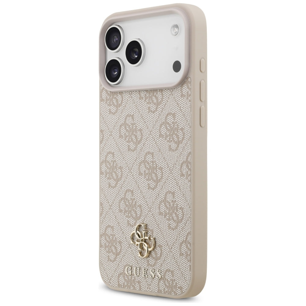 Funda MagSafe para Apple iPhone 18 Pro Max / 17 Pro Max, Guess, 4G Small and Classic, Rosa