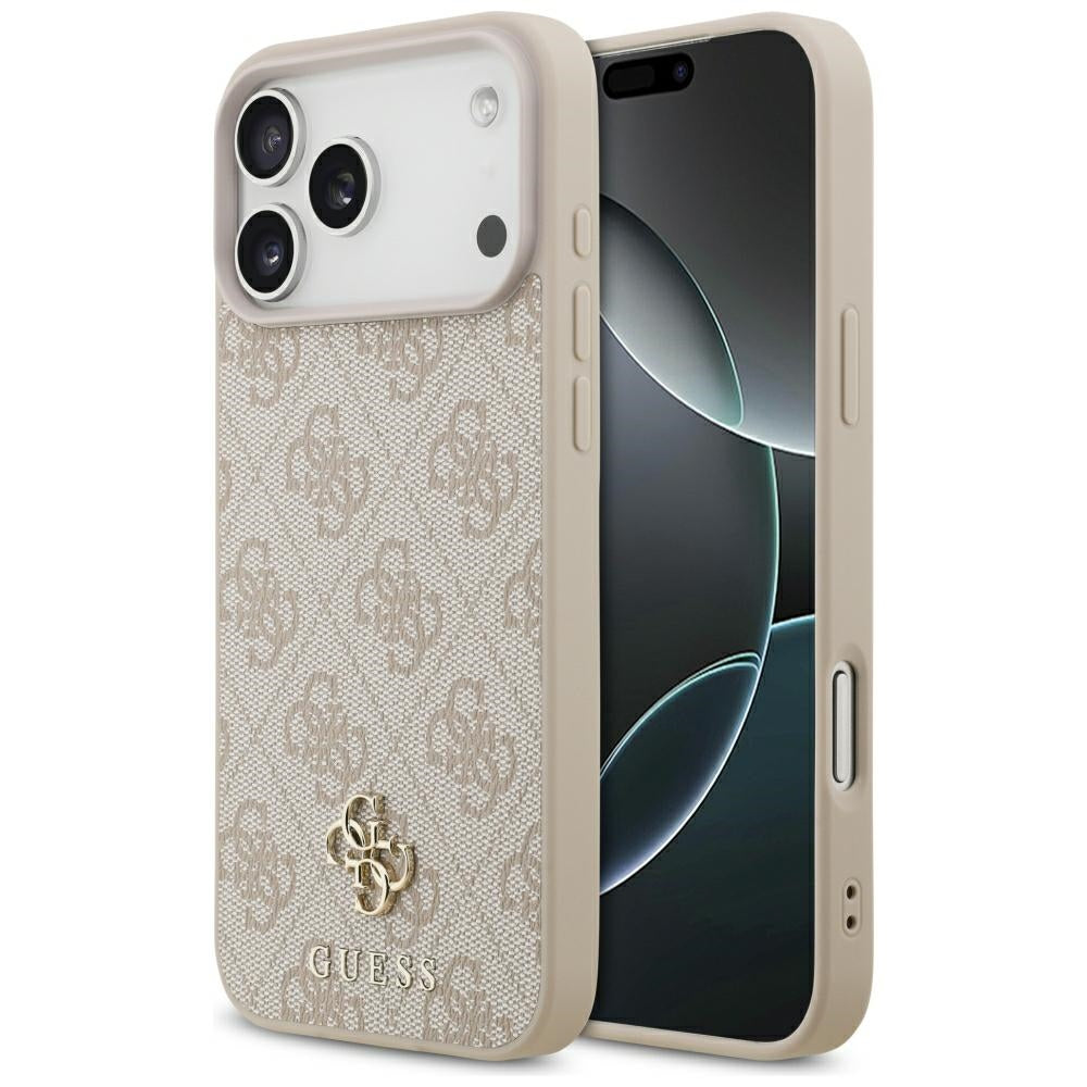 Funda MagSafe para Apple iPhone 18 Pro Max / 17 Pro Max, Guess, 4G Small and Classic, Rosa