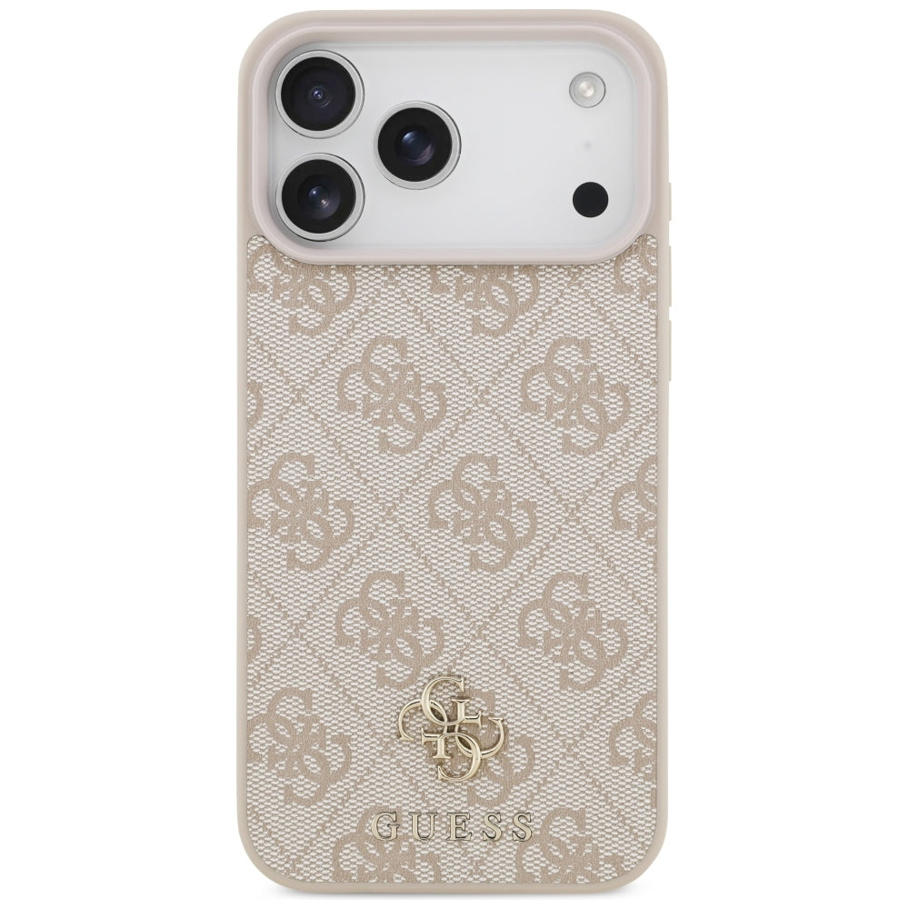 Funda MagSafe para Apple iPhone 18 Pro Max / 17 Pro Max, Guess, 4G Small and Classic, Rosa