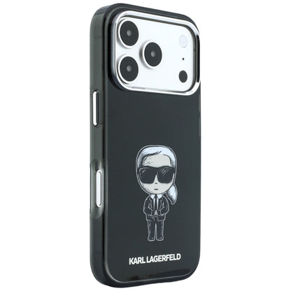 Funda MagSafe para Apple iPhone 18 Pro Max / 17 Pro Max, Karl Lagerfeld, HC IML Ikonik Sketch Print, Negra