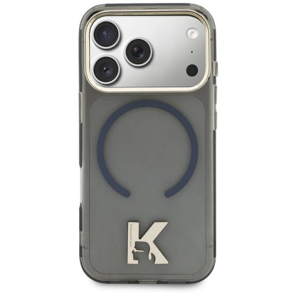 MagSafe Case for Apple iPhone 18 Pro Max / 17 Pro Max, Karl Lagerfeld, IML Karl Head Logo, Black