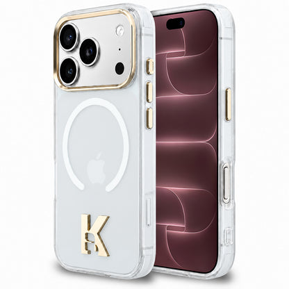 MagSafe Case for Apple iPhone 18 Pro Max / 17 Pro Max, Karl Lagerfeld, IML Karl Head Logo, Transparent