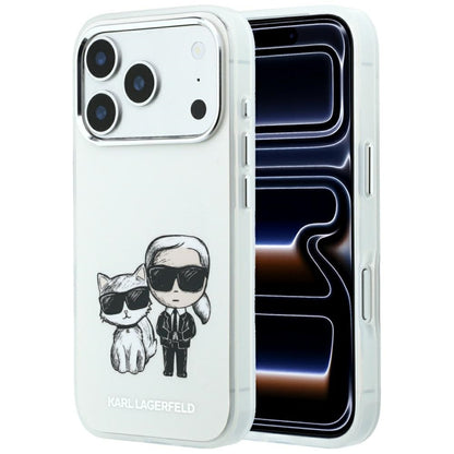 Funda MagSafe para Apple iPhone 18 Pro Max / 17 Pro Max, Karl Lagerfeld, KC Bodies Sketch, Beige