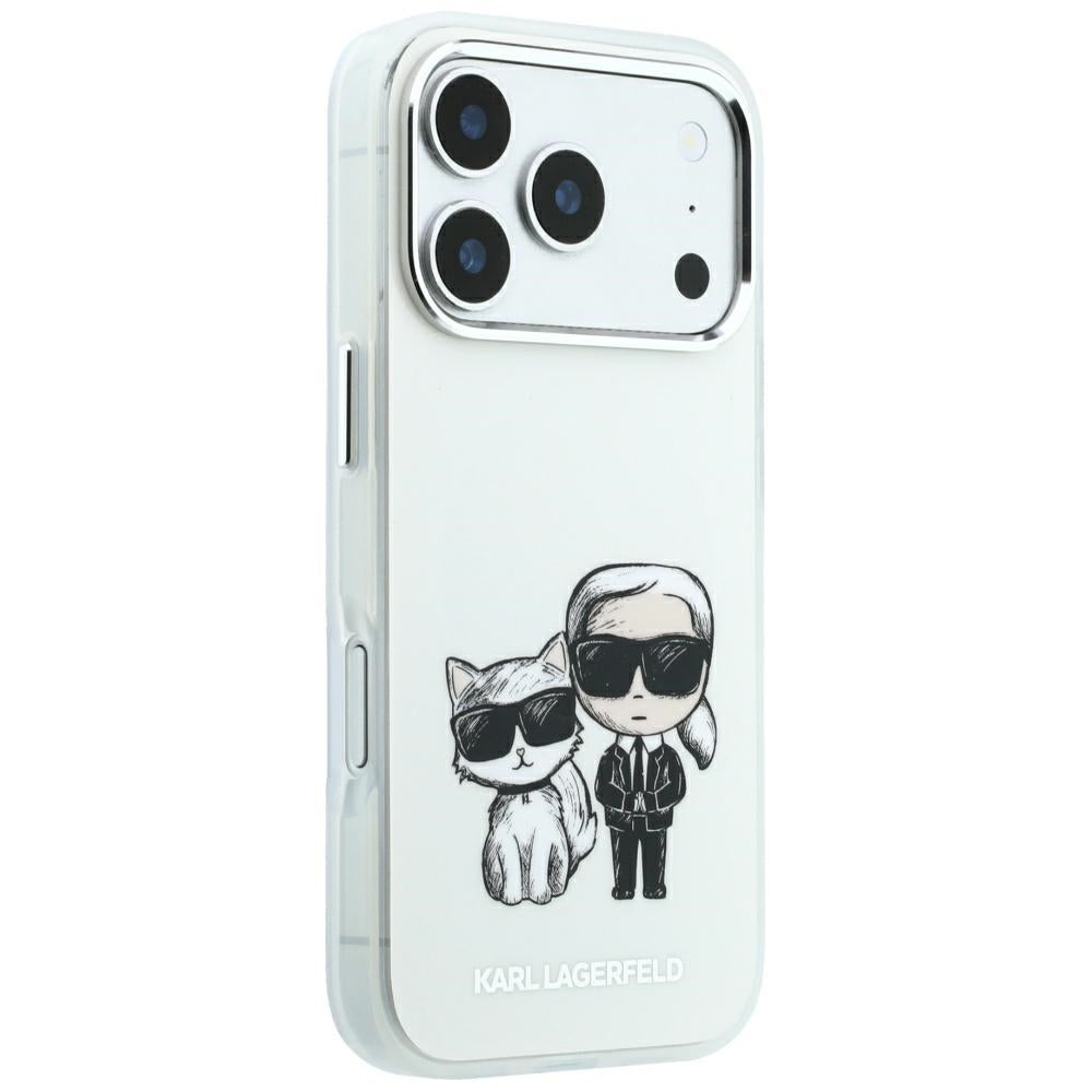Funda MagSafe para Apple iPhone 18 Pro Max / 17 Pro Max, Karl Lagerfeld, KC Bodies Sketch, Beige