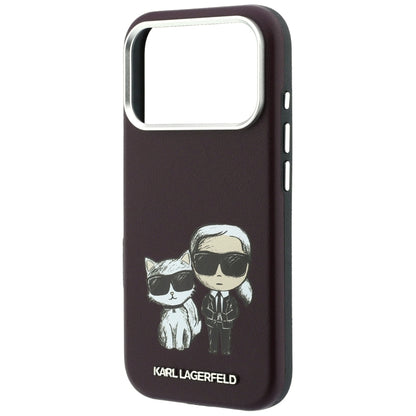 Funda MagSafe para Apple iPhone 18 Pro Max / 17 Pro Max, Karl Lagerfeld, KC Bodies Sketch, Burdeos