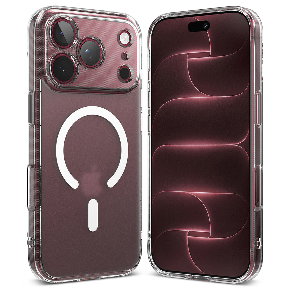 Funda MagSafe para Apple iPhone 18 Pro Max / 17 Pro Max, Ringke, Fusion, Transparente Mate