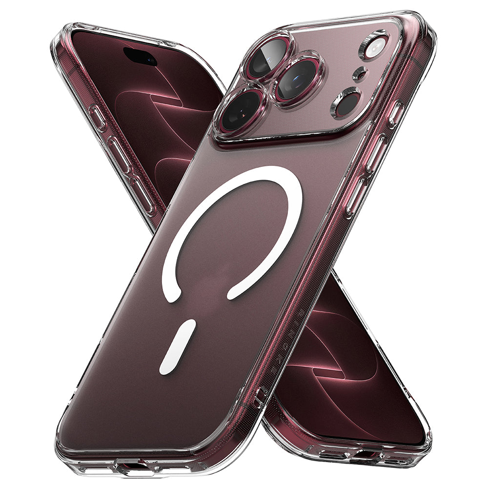 Funda MagSafe para Apple iPhone 18 Pro Max / 17 Pro Max, Ringke, Fusion, Transparente Mate