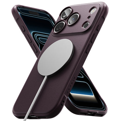 Funda MagSafe para Apple iPhone 18 Pro Max / 17 Pro Max, Ringke, Onyx, burdeos oscuro