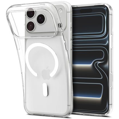 Funda MagSafe para Apple iPhone 18 Pro Max / 17 Pro Max, Spigen, Liquid Crystal, Transparente Blanca ACS12143