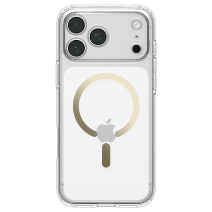 Funda MagSafe para Apple iPhone 18 Pro Max / 17 Pro Max, Spigen, Ultra Hybrid, Dorada Transparente ACS12120