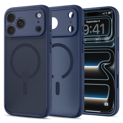 MagSafe Case for Apple iPhone 18 Pro Max / 17 Pro Max, Spigen, Ultra Hybrid, Satin Navy ACS11918