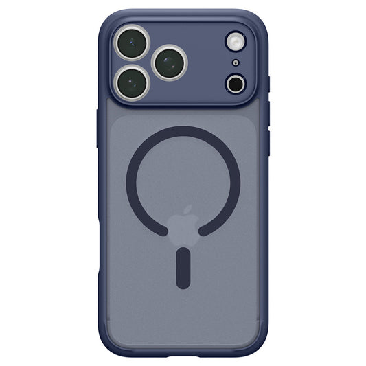 Funda MagSafe para Apple iPhone 18 Pro Max / 17 Pro Max, Spigen, Ultra Hybrid, Azul Marino Satinado ACS11918