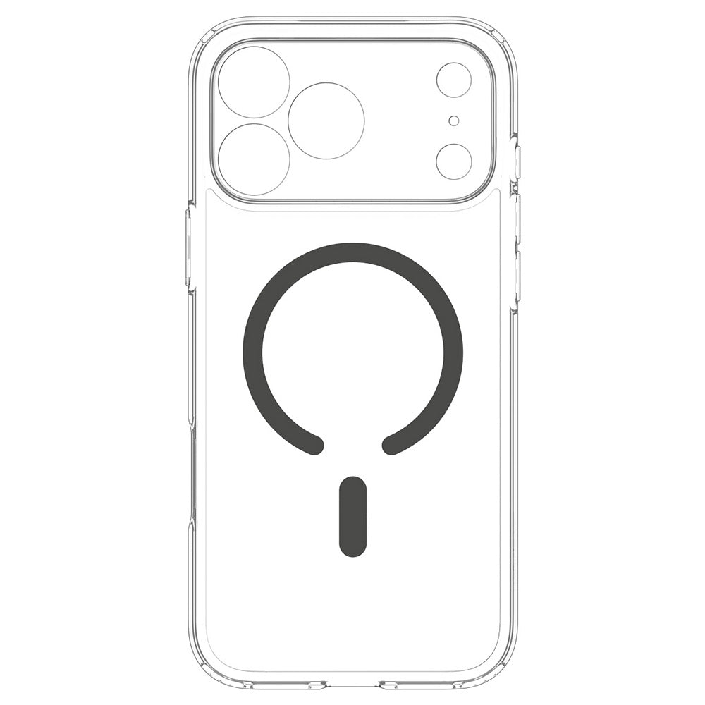 Funda MagSafe para Apple iPhone 18 Pro Max / 17 Pro Max, Spigen, Ultra Hybrid, Gris Transparente ACS12119