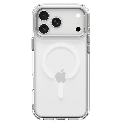 Funda MagSafe para Apple iPhone 18 Pro Max / 17 Pro Max, Spigen, Ultra Hybrid Optik S, Plateada Transparente ACS11908