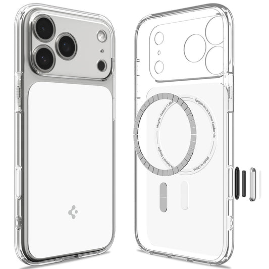 Funda MagSafe para Apple iPhone 18 Pro Max / 17 Pro Max, Spigen, Ultra Hybrid T, Blanca ACS12132