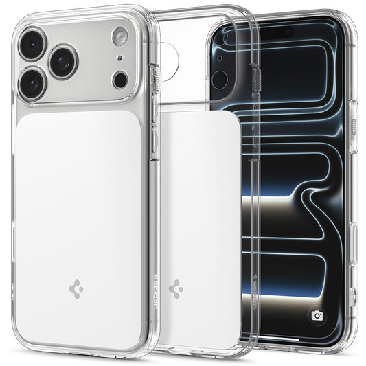 Funda MagSafe para Apple iPhone 18 Pro Max / 17 Pro Max, Spigen, Ultra Hybrid T, Blanca ACS12132